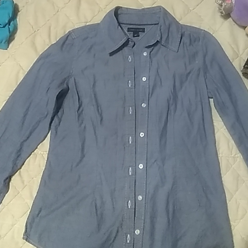 Tommy Hilfiger Womens Button Up Shirt